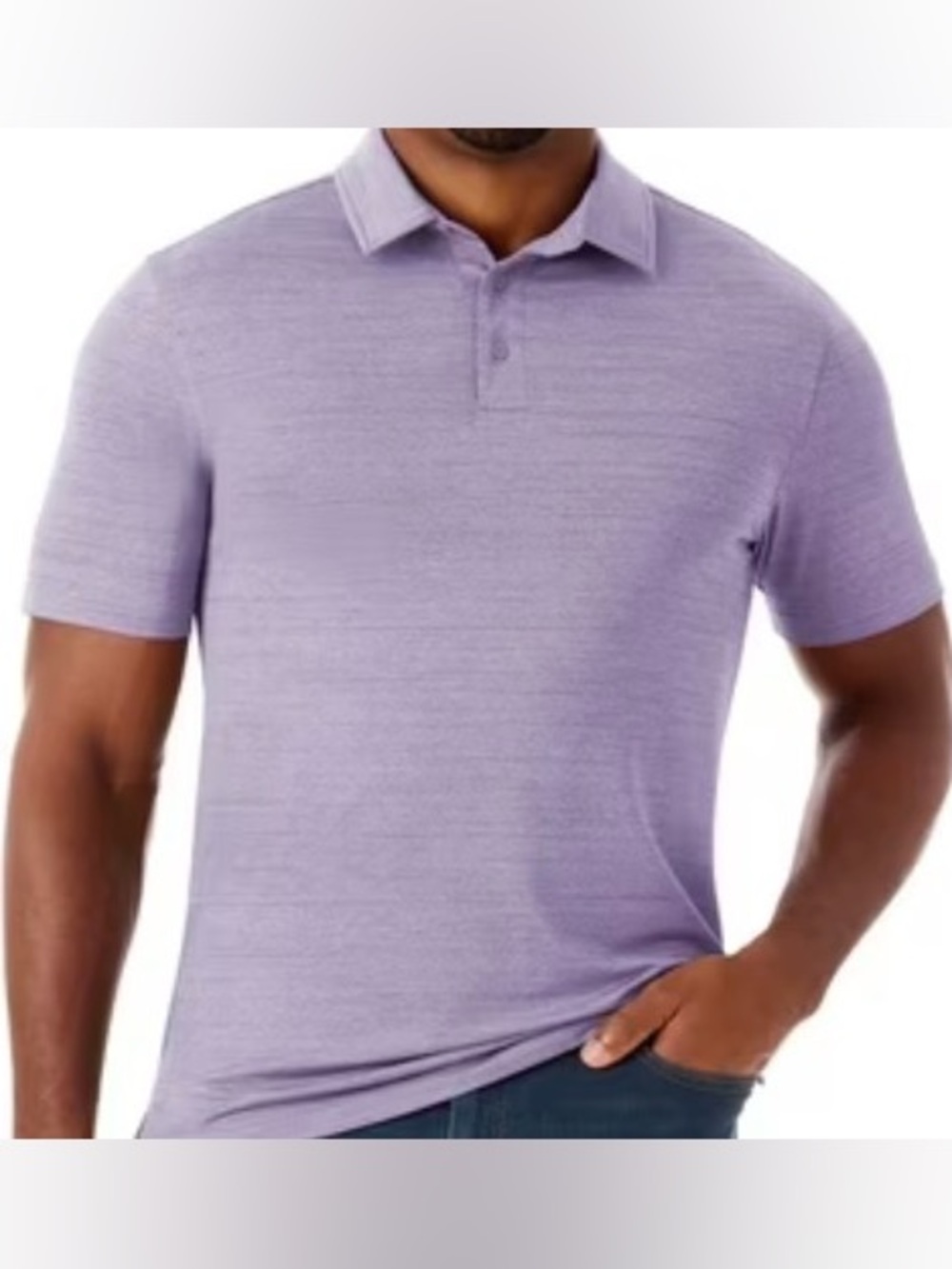 ‼️NWT: Members Mark XL Purple Performance Polo